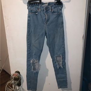 topshop ripped jeans